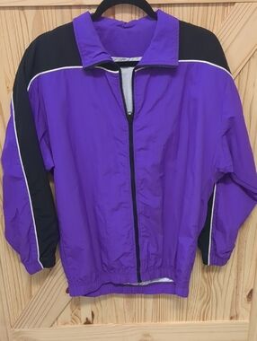 GK Purple and Black RainJacket